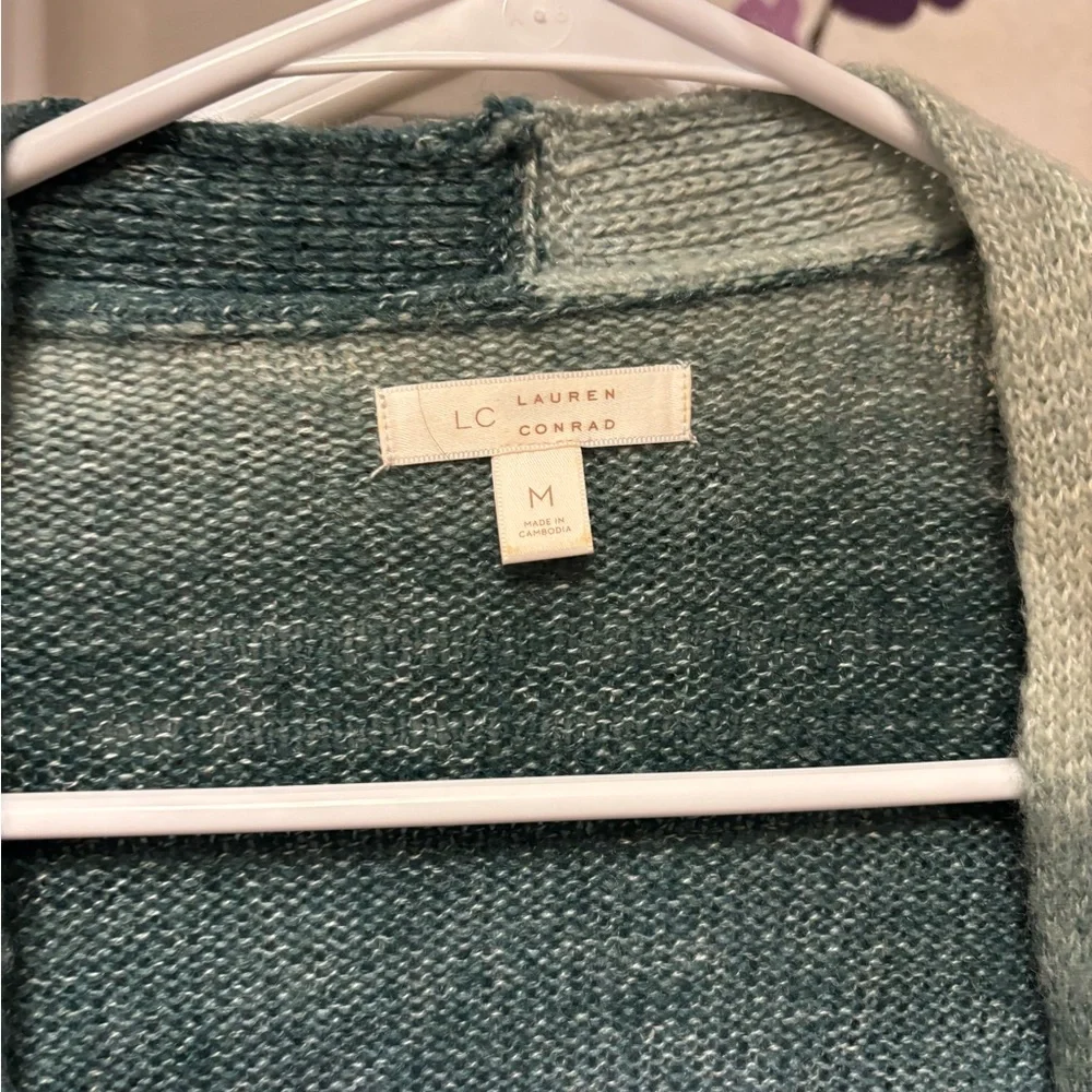 LC Lauren Conrad Ombre Cardigan in Blue and Gray